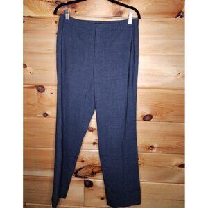 Linda Allard Ellen Tracy Pants Womens 10 Gray Straight Leg Lightweight